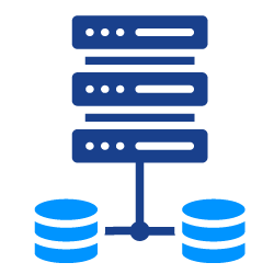 Icon of computer servers