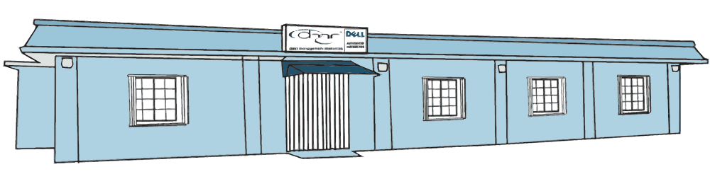 Sketch of 2005 DMR HQ